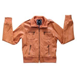 NEW YORK YOKI COLLECTION Orange Moto Jacket
